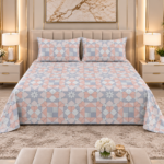 Pastel Mosaic Geometric Bedsheet