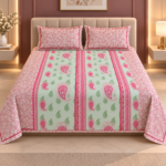 Noor-e-Gul Cotton Double Bed Bedsheet